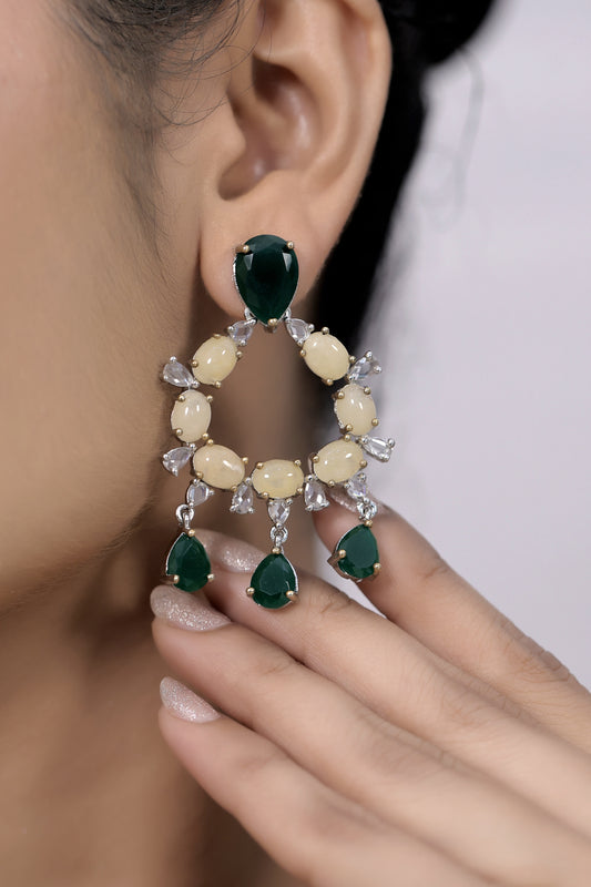 ad silver polish drop earrings 230766