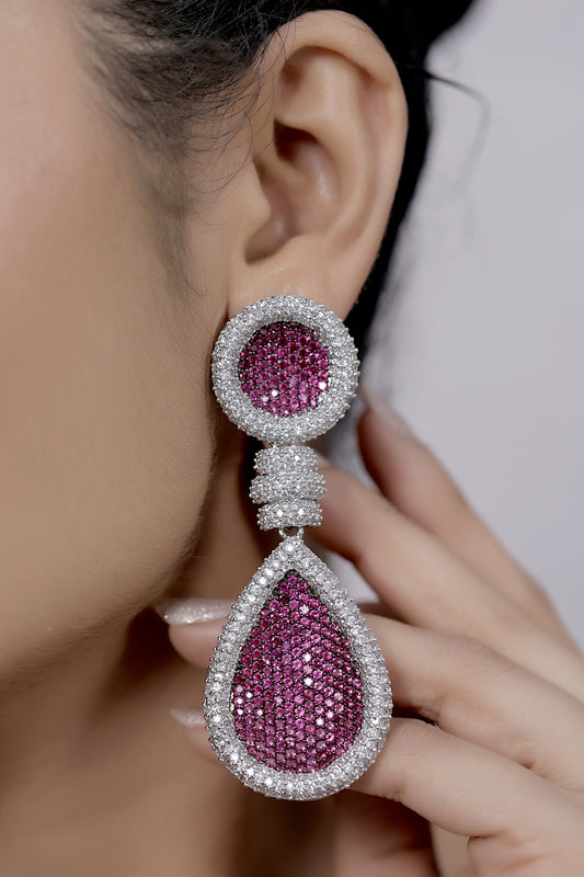 ad silver polish drop earrings 220583