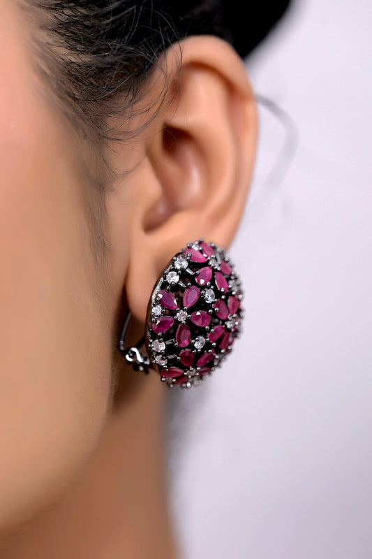 victorian cz studs