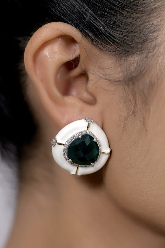 emerald earrings