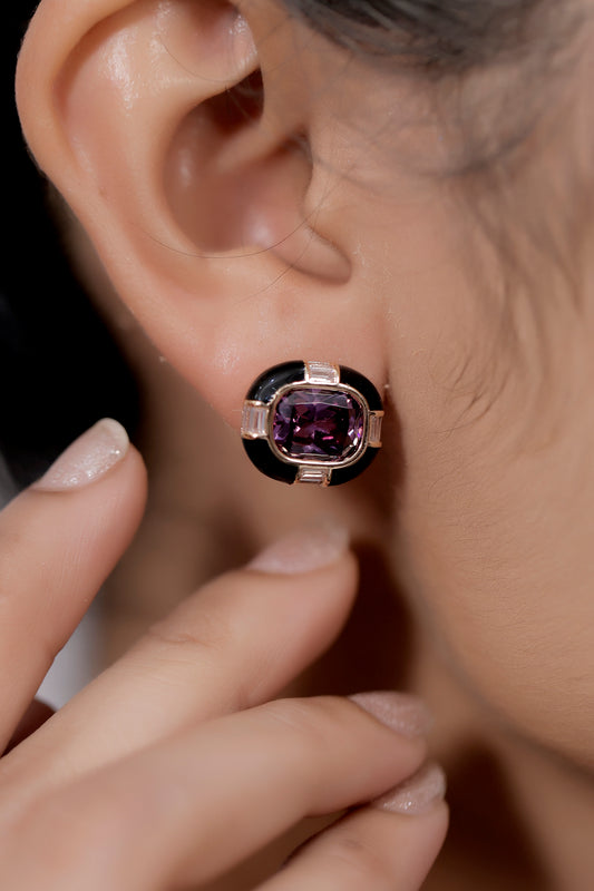 amethyst earrings