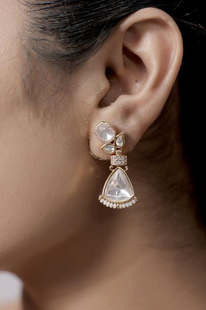 moissanite kundan necklace