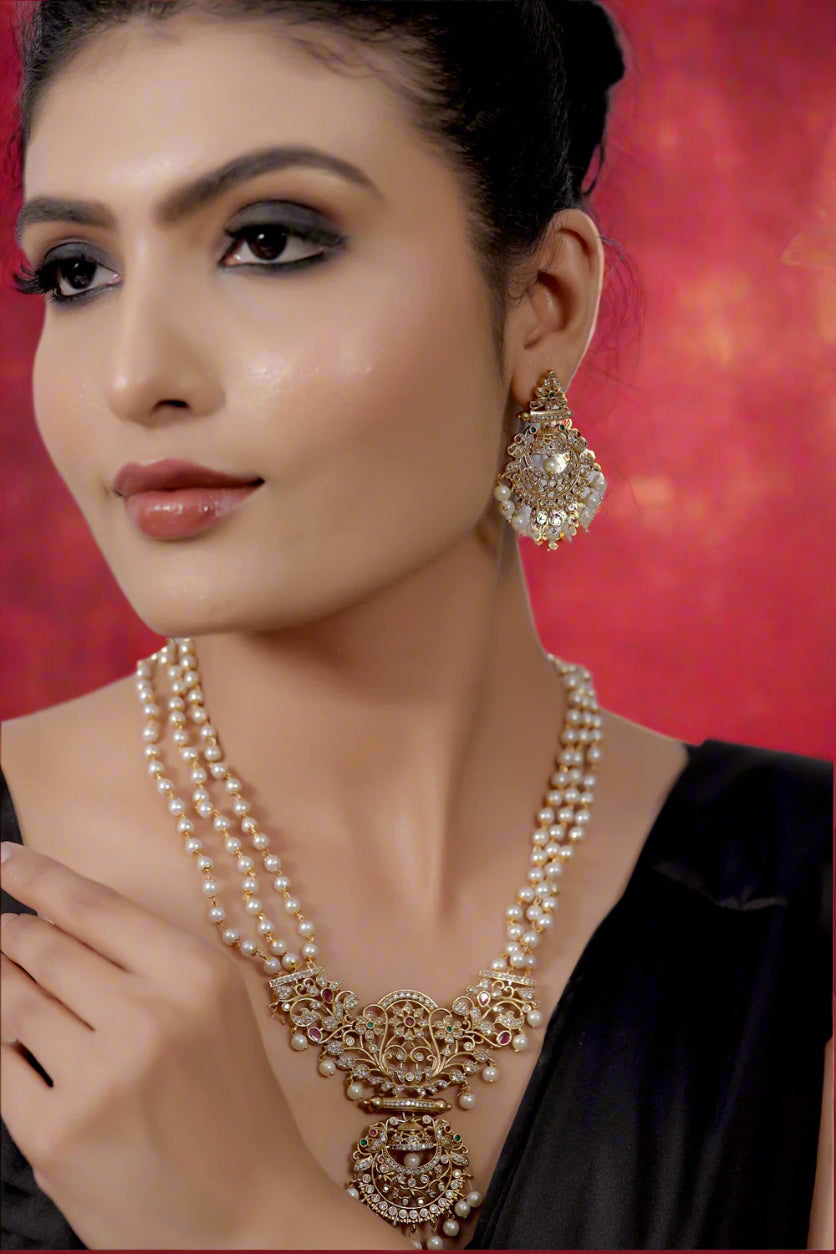 pearl necklace set