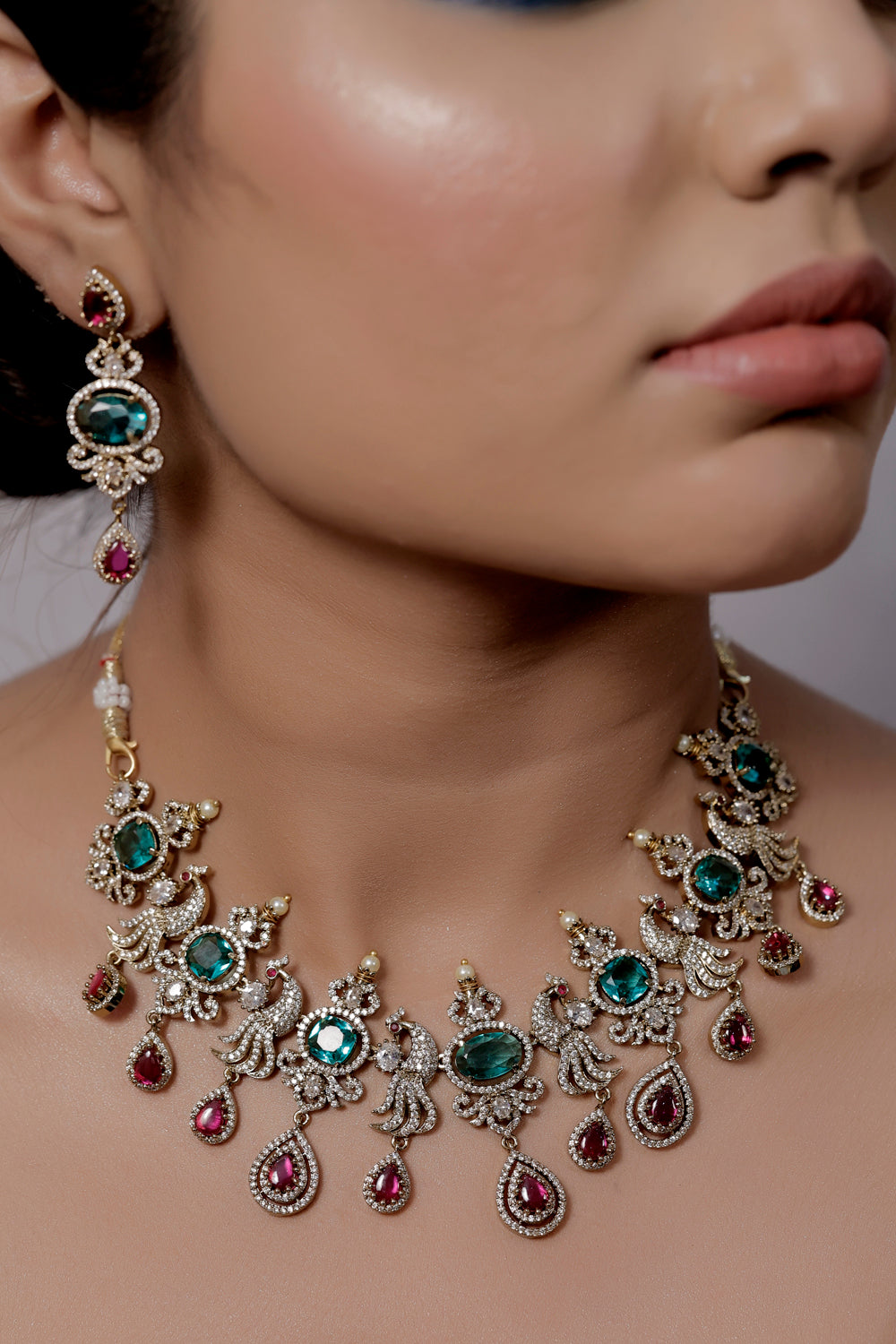 peacock necklace