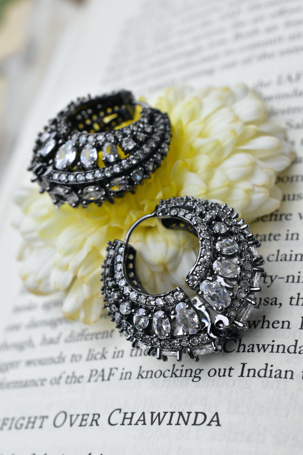 victorian cz earrings