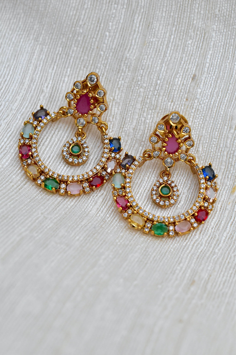 Navratna Delicate chandbali