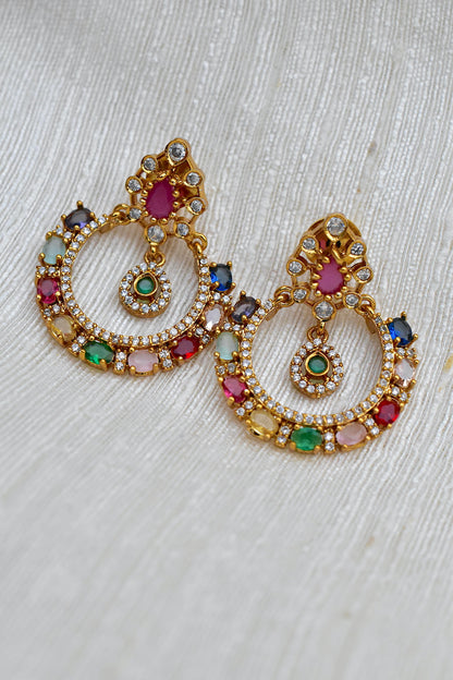 Navratna Delicate chandbali