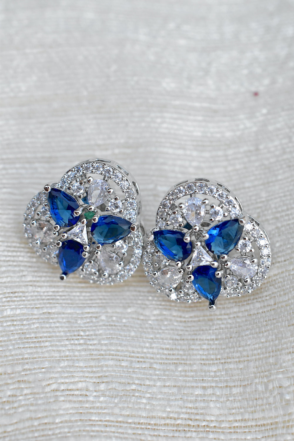 ad silver polish stud earrings adspse 250273