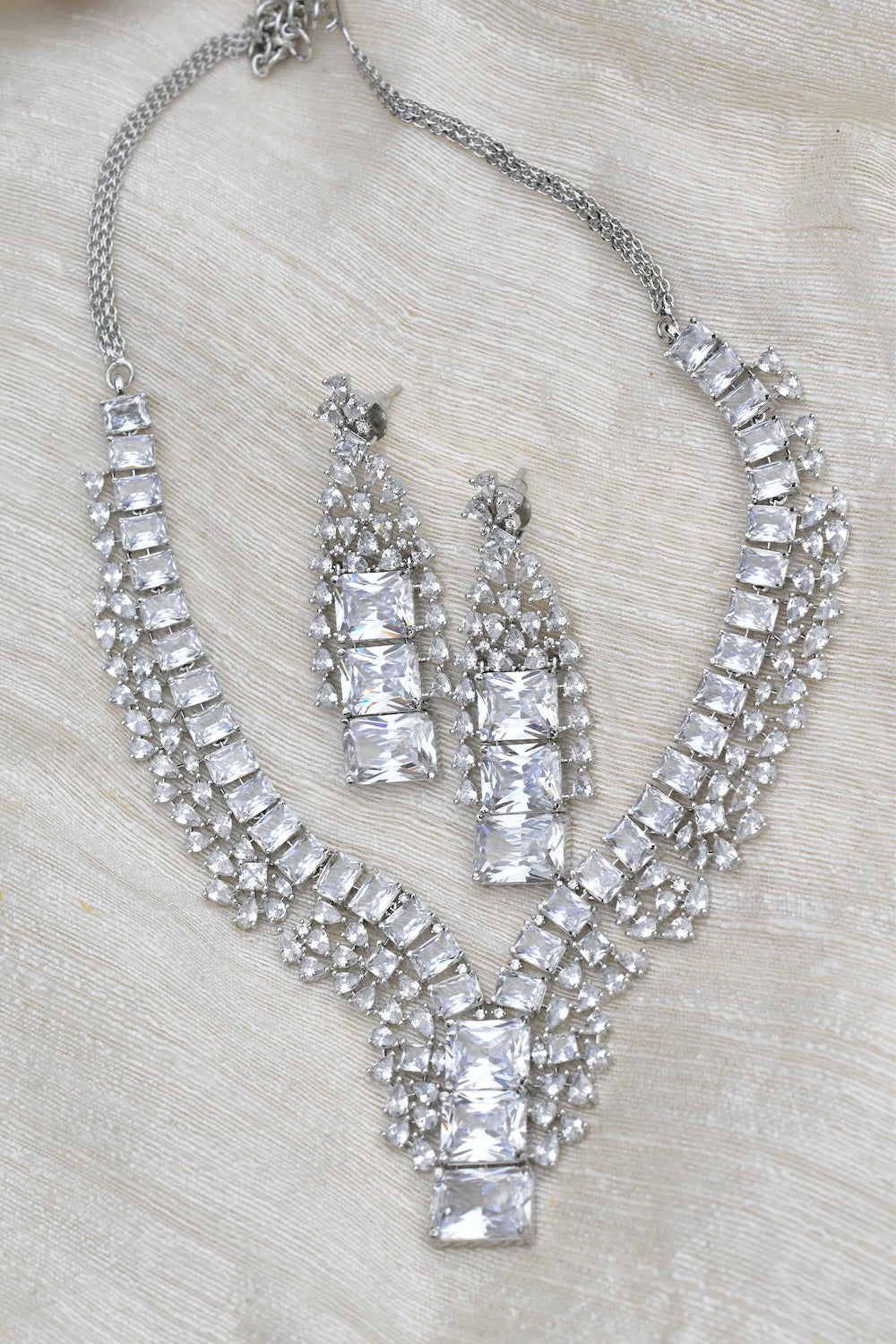 cz necklace set