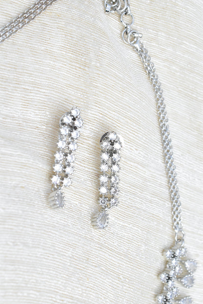 dainty cz necklace