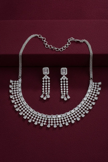 choker necklace earrings set