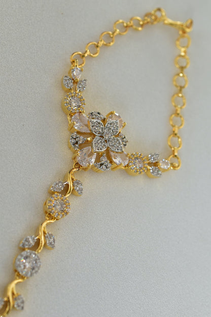 cz hand harness indian bridal jewellery