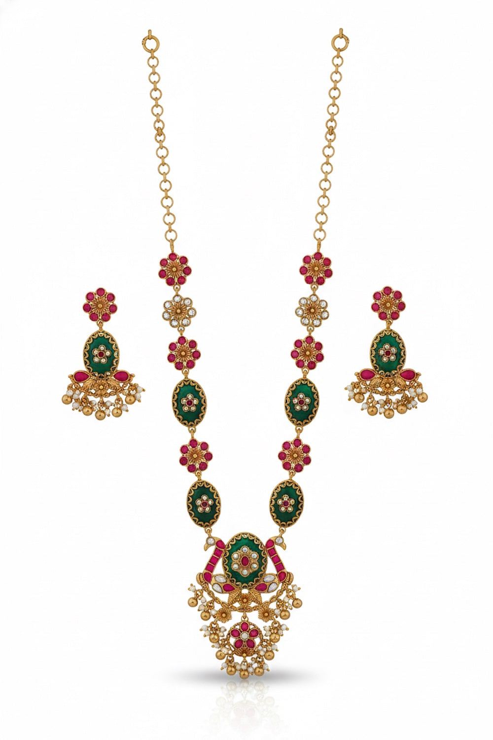 heritage jewellery long necklace