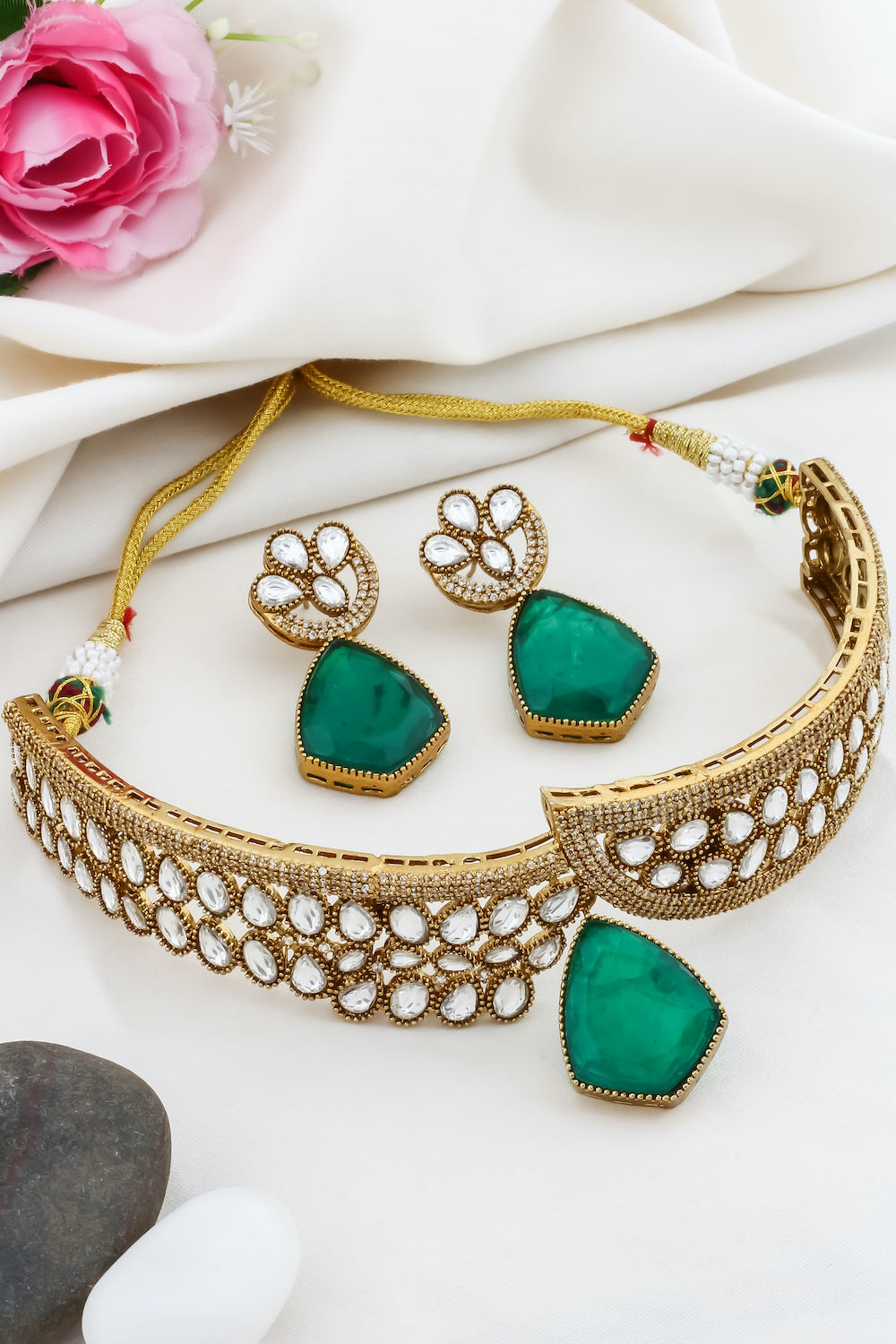 doublet kundan necklace set