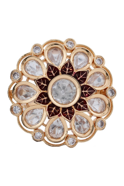 Kundan finger ring kfr230620