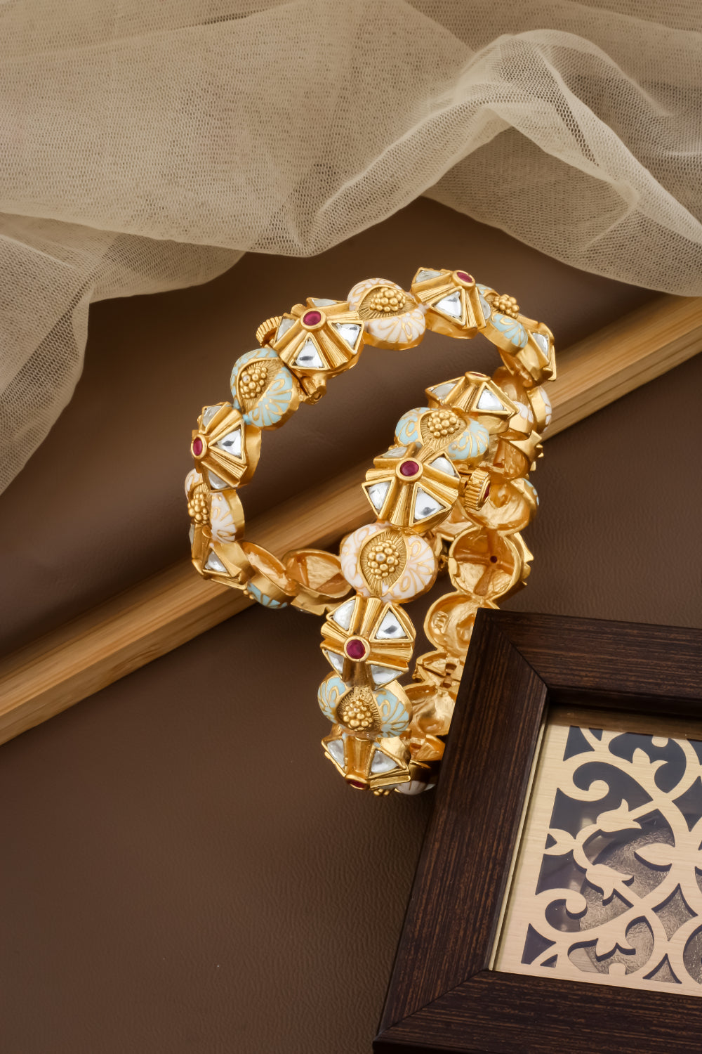 meenakari gold bangles