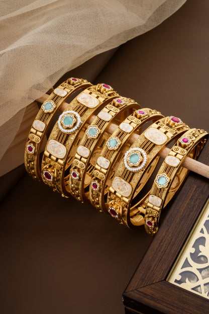 gold look alike bangles Gujarat