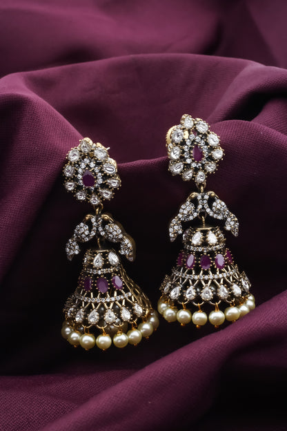 victorian long jhumka