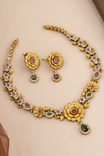 floral ad jewellery