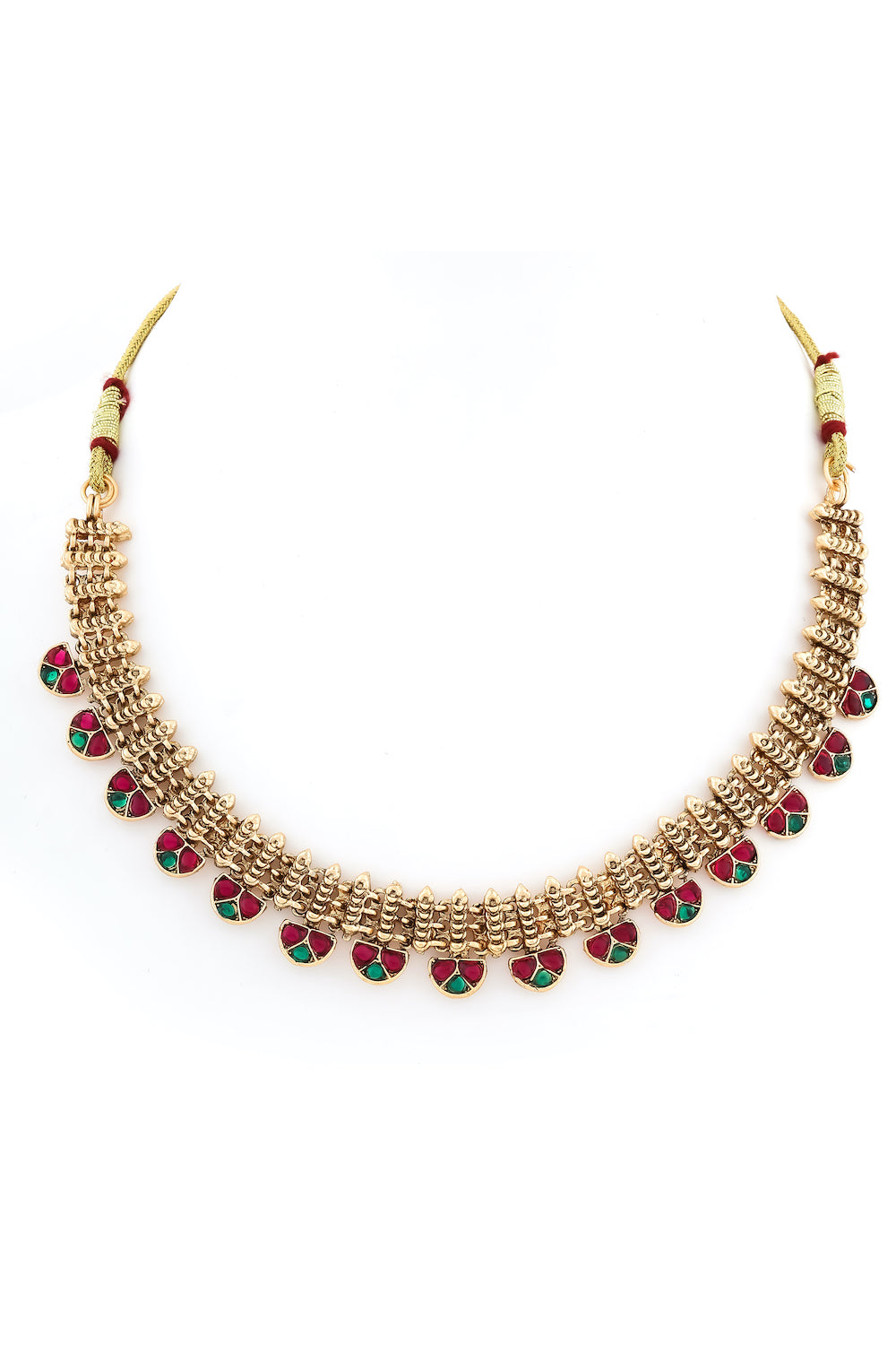 temple Meena necklace set