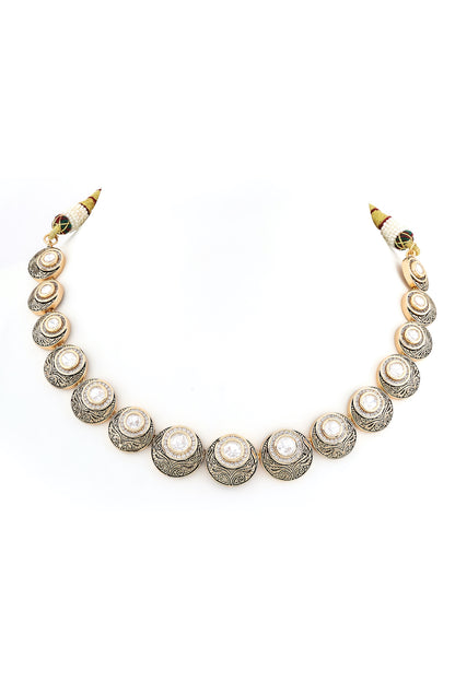 antique kundan necklace