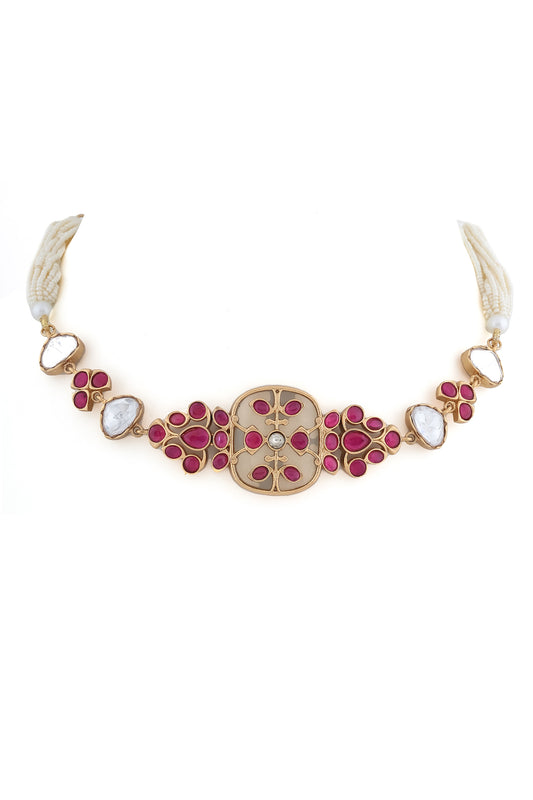 white ruby necklace