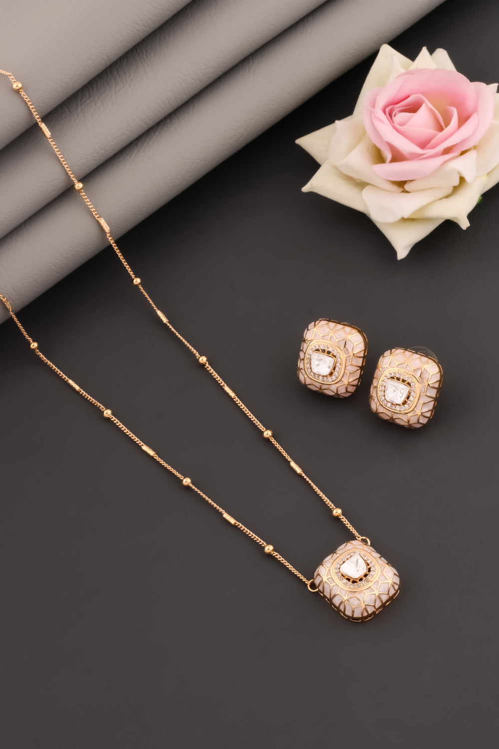 necklace earrings set