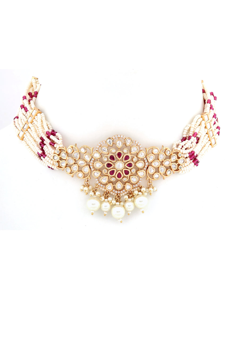 kundan delicate choker