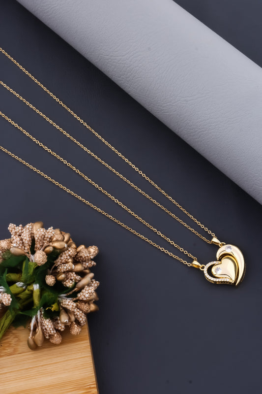 cz heart necklace