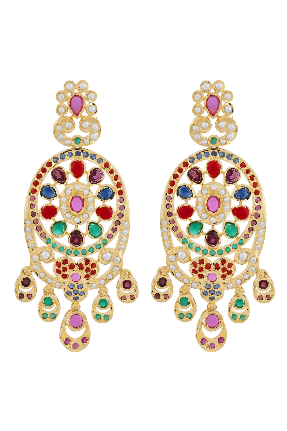 navratna earrings