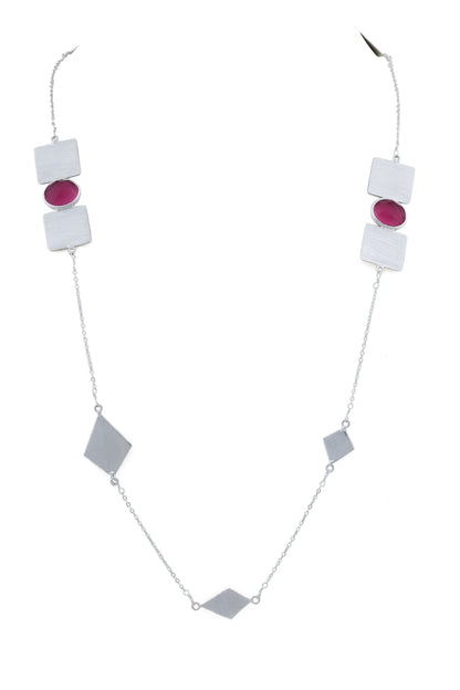 minimalist stone necklace 221418