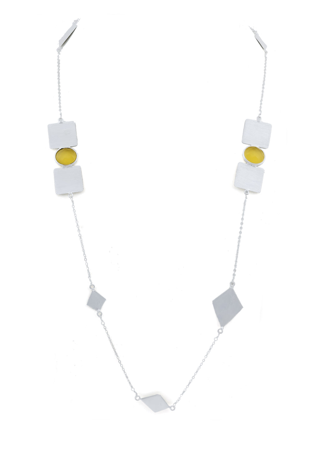 minimalist stone necklace 221418