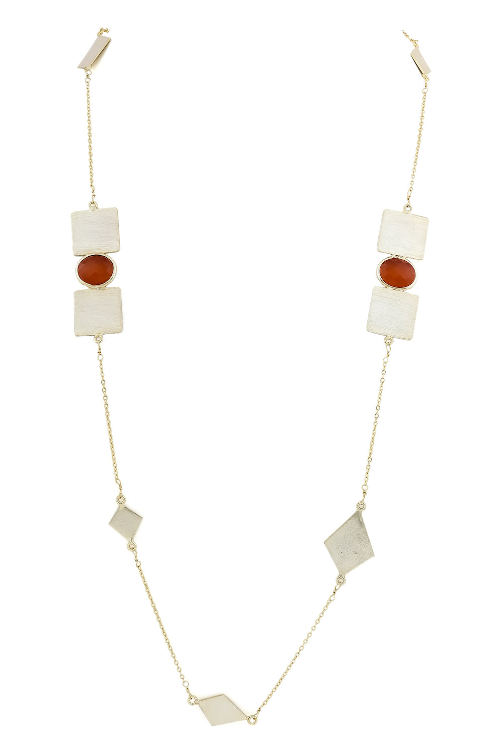 minimalist stone necklace 221418