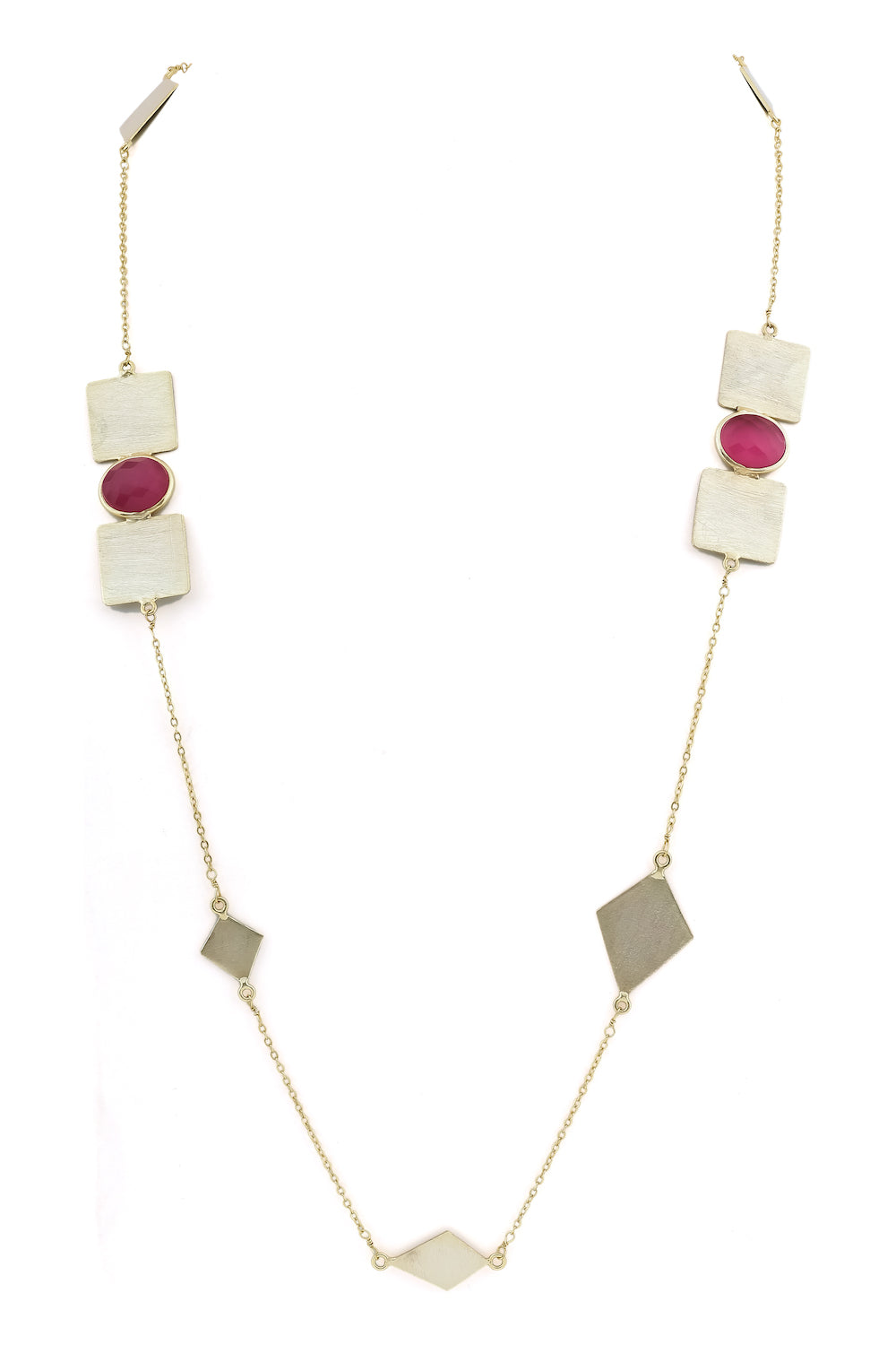 minimalist stone necklace 221418