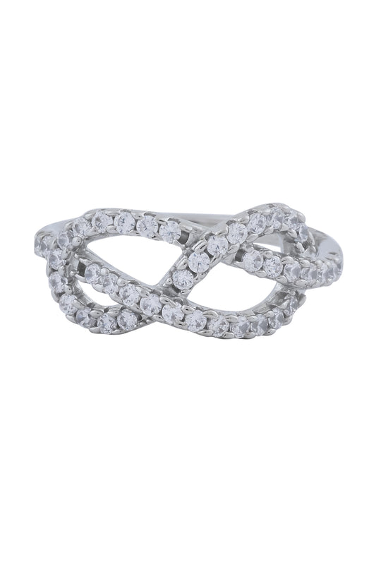 delicate zirconia 925 silver ring