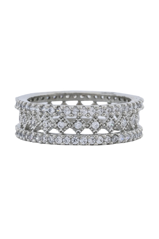 Eternity finger band 925 sterling silver