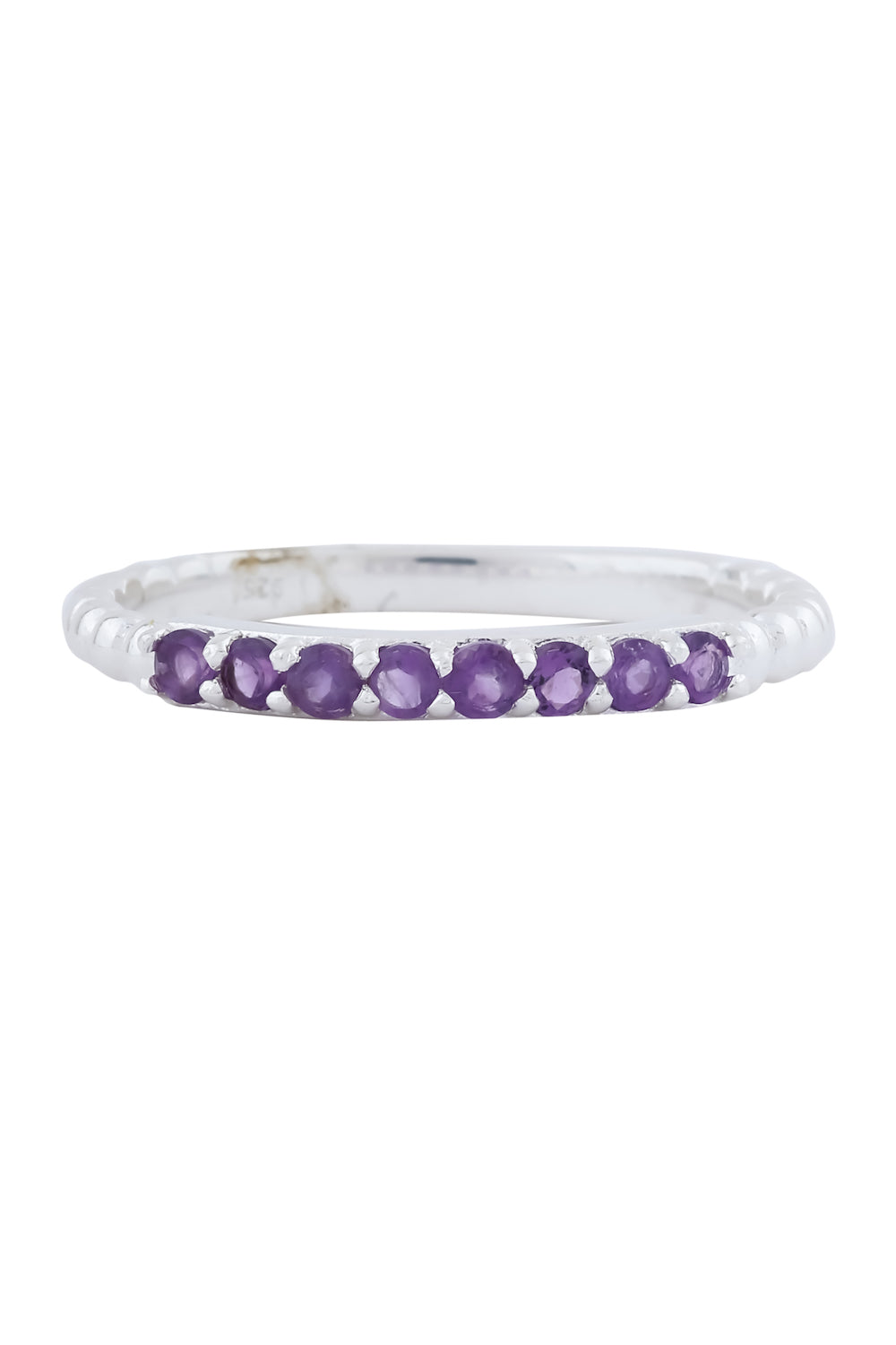 purple garnet finger band