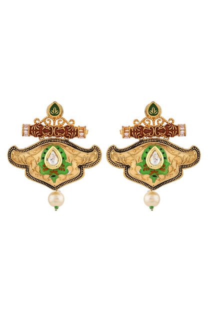temple design necklace set
