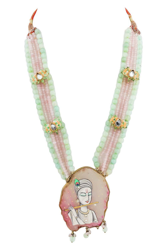 Meenakari Long Necklace mln250176