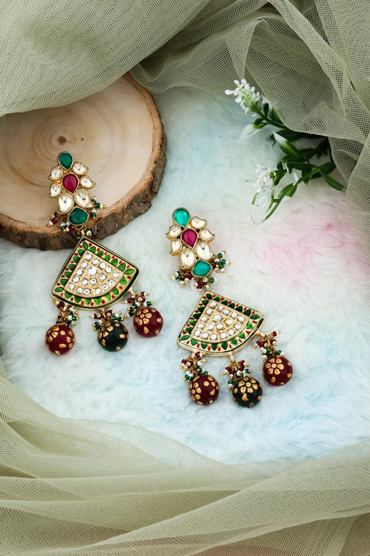 kundan earrings