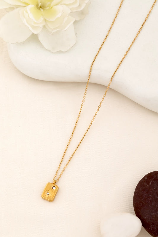 rectangle pendant set