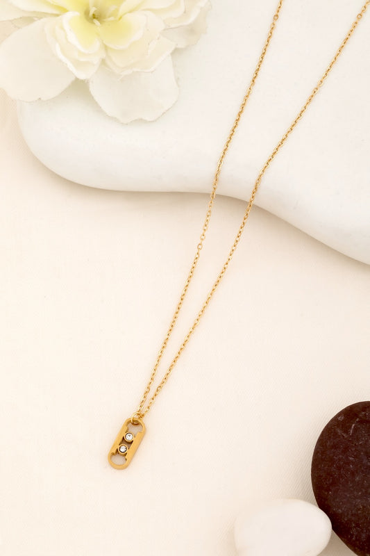 diamond gold chan pendant