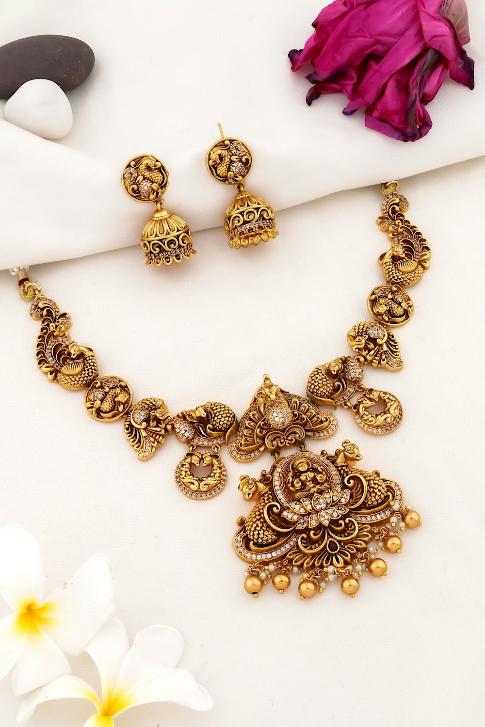 premium quality temple necklace