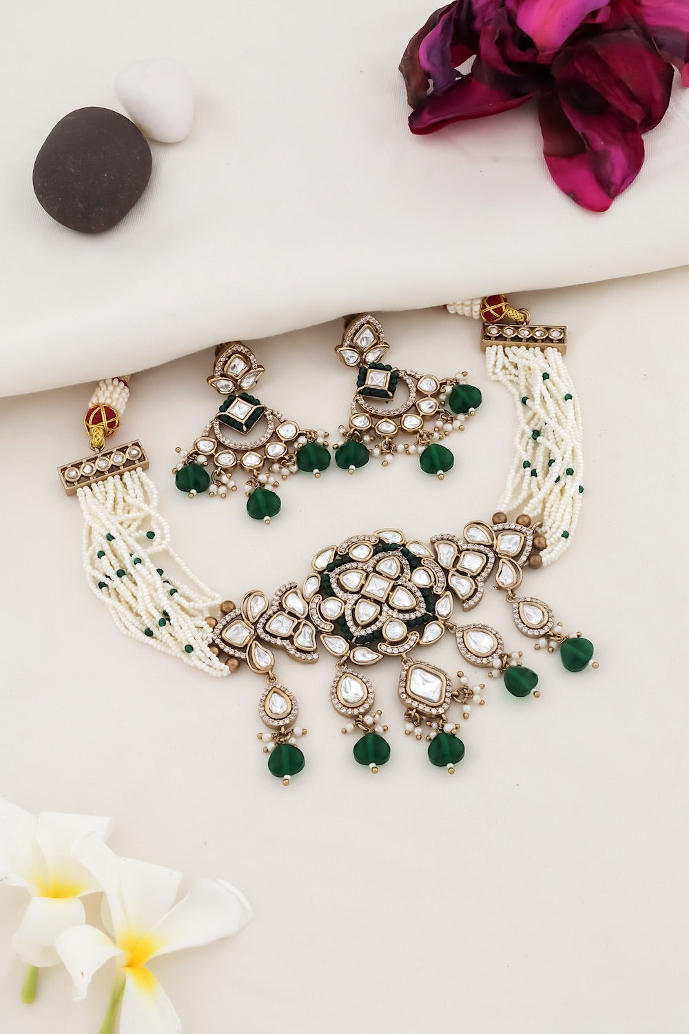 kundan choker set