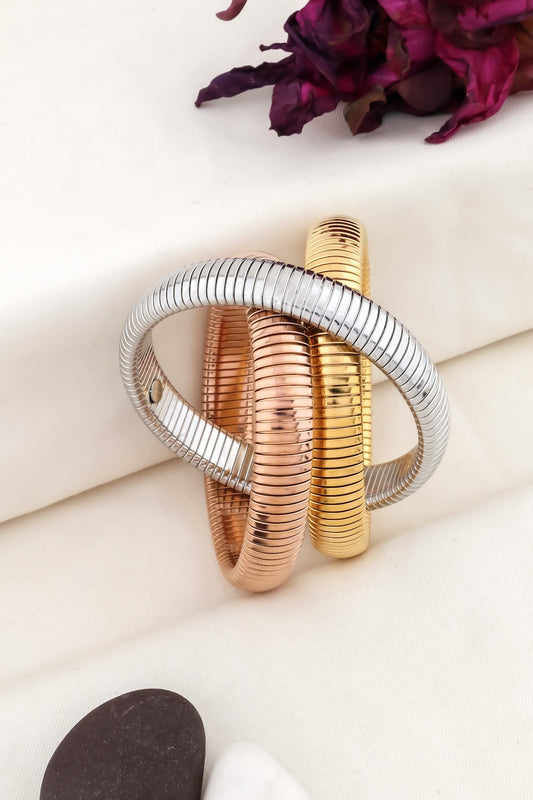 3 tone bangle