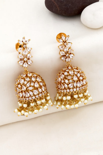 clear jhumka