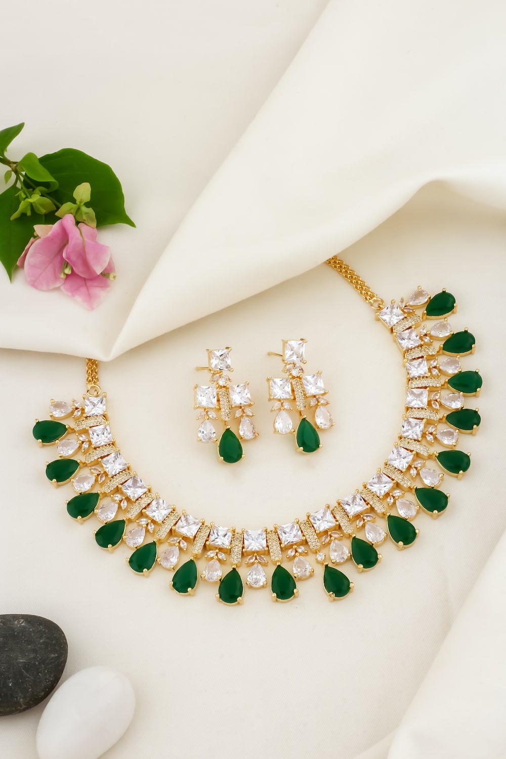 diamond choker set
