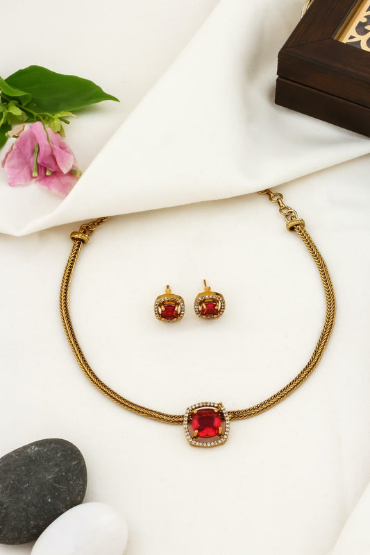 red necklace 