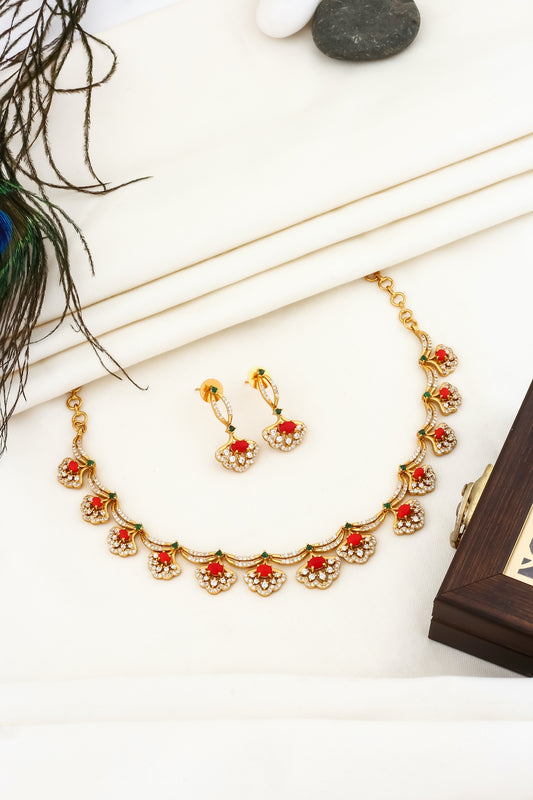 coral necklace