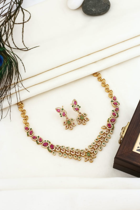 long cz necklace